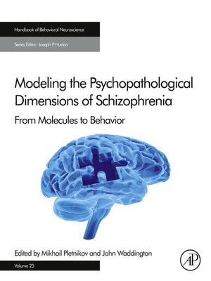 cover image of Modeling the Psychopathological Dimensions of Schizophrenia